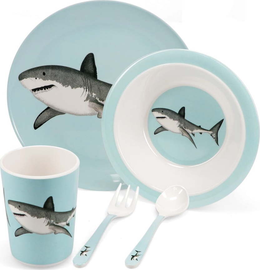 Dětská jídelní sada 5 ks Sharks – Rex London Rex London