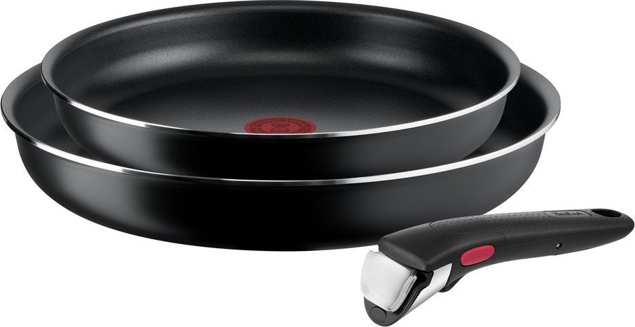 Pánve v sadě 2 ks ø 26 cm INGENIO EASY COOK & CLEAN BLACK L1549013 – Tefal Tefal