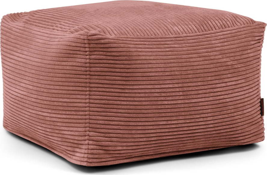 Manšestrový sedací vak v cihlové barvě Softbox MooG – SLOWDOWN SLOWDOWN