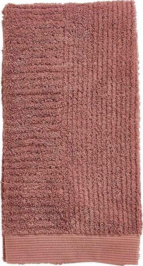 Červený froté bavlněný ručník 50x100 cm Classic – Zone Zone