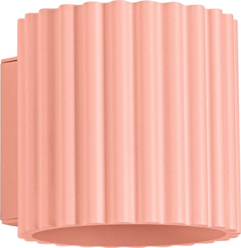 Broskvové nástěnné svítidlo ø 10 cm Zora – Sollux Sollux