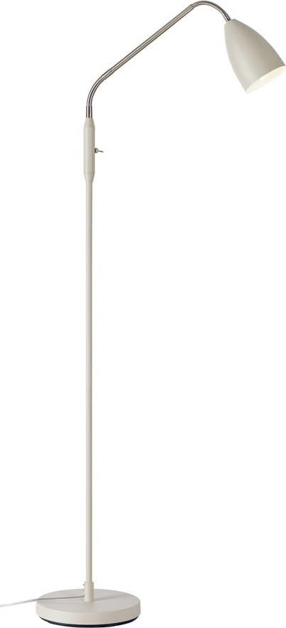 Béžová LED stmívatelná stojací lampa s kovovým stínidlem (výška 140 cm) Patro – Markslöjd Markslöjd