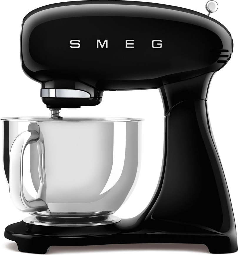 Černý kuchyňský robot 50's Retro Style – SMEG SMEG
