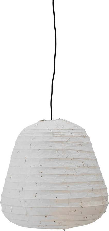 Bílé závěsné svítidlo ø 50 cm Leena – Bloomingville Bloomingville