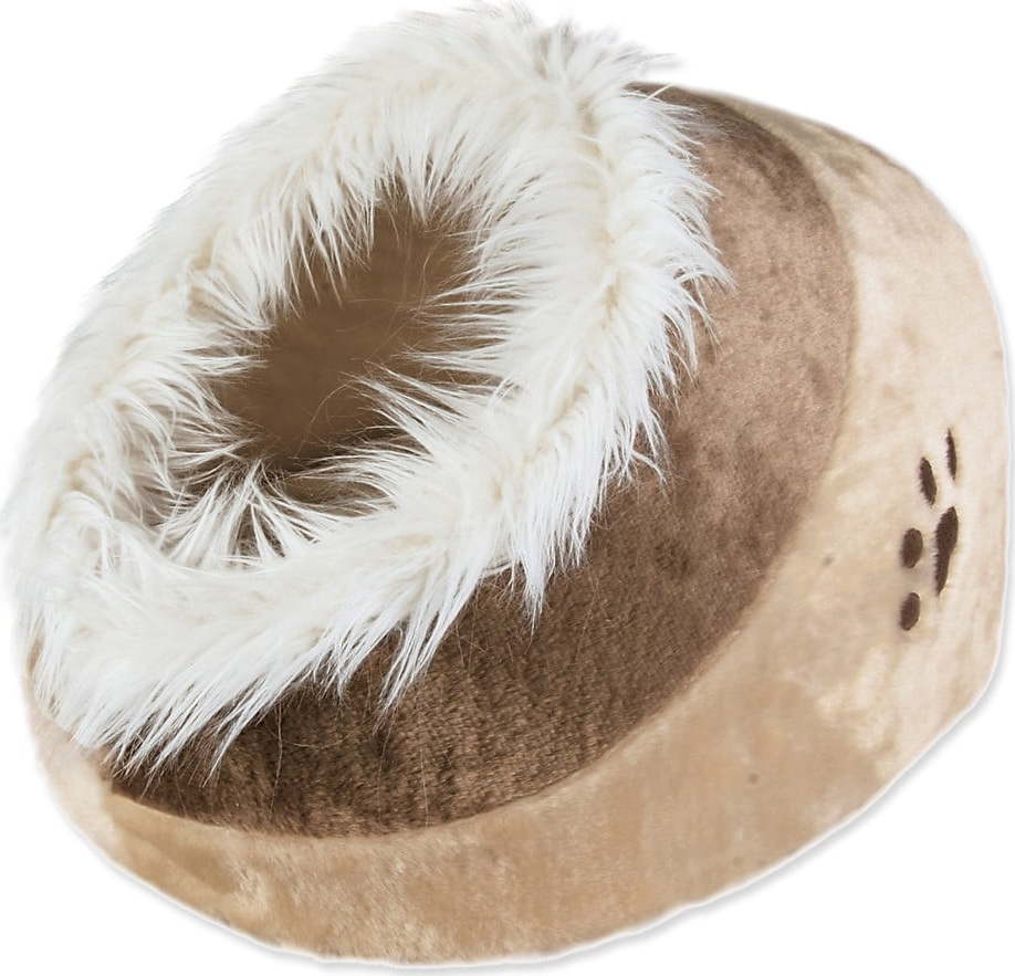 Béžová plyšová kukaň pro kočku 35x26 cm Trixie Minou – Plaček Pet Products Plaček Pet Products