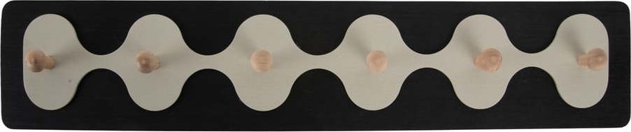 Černý nástěnný věšák 60 cm Rizar – PT LIVING PT LIVING