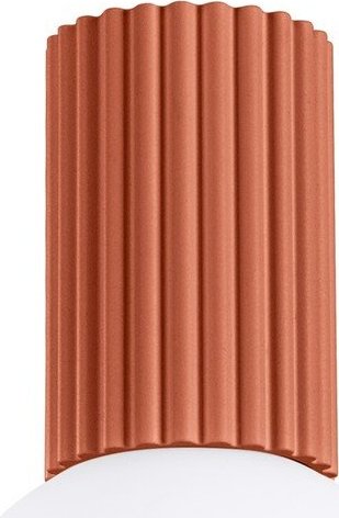 Oranžové stropní svítidlo se skleněným stínidlem ø 12 cm Orbital – Sollux Sollux