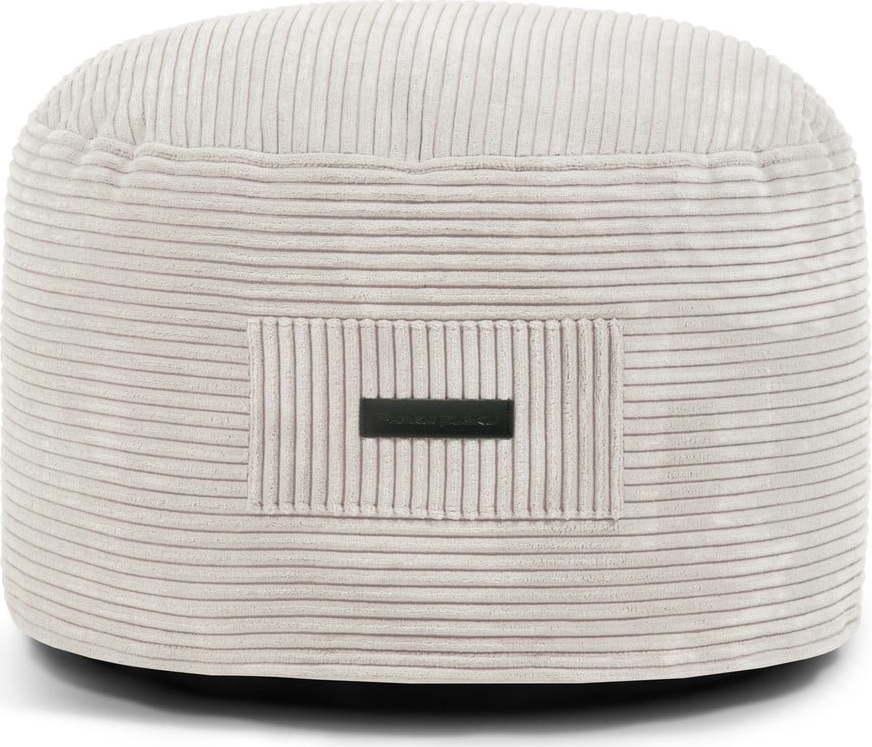 Krémový manšestrový taburet Om 60 – SLOWDOWN SLOWDOWN