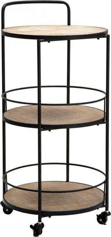 Kovový servírovací stolek na kolečkách 41