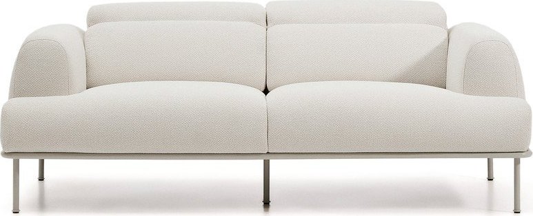 Béžová žinylková polohovací pohovka 214 cm Aurum – Kave Home Kave Home