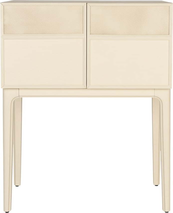 Krémová komoda v dekoru dubu 80x100x45 cm June – Zuiver Zuiver