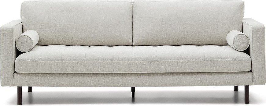 Žinylková pohovka šedobéžová 222 cm Debra – Kave Home Kave Home