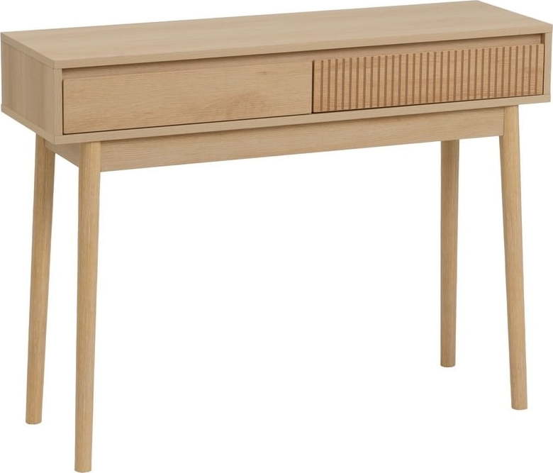 Konzolový stolek v přírodní barvě 30x100 cm Iona – Casa Selección Casa Selección