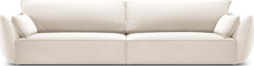 Béžová sametová pohovka 248 cm Vanda – Mazzini Sofas Mazzini Sofas