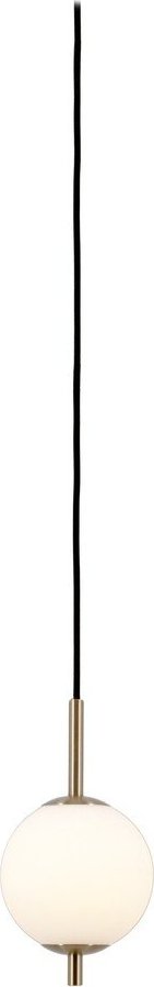 V mosazné barvě kovové LED závěsné svítidlo se skleněným stínidlem ø 12 cm Audrey – UMAGE UMAGE