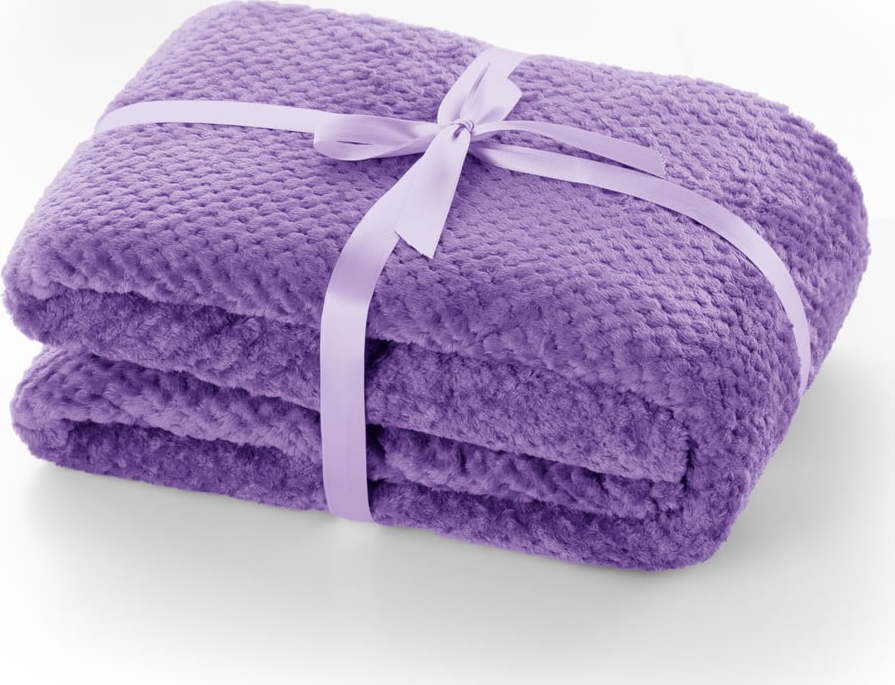 Fialová deka z mikrovlákna DecoKing Henry