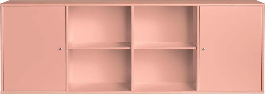 Růžová závěsná komoda 176x61x42 cm Mistral – Hammel Furniture Hammel Furniture