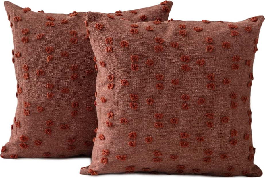 Povlaky na polštáře v sadě 2 ks 43x43 cm Tuffet – Mioli Decor Mioli Decor