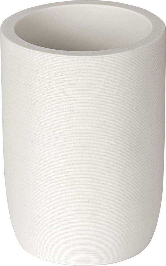 Bílý kelímek na zubní kartáčky z polyresinu Altavalle – Wenko WENKO