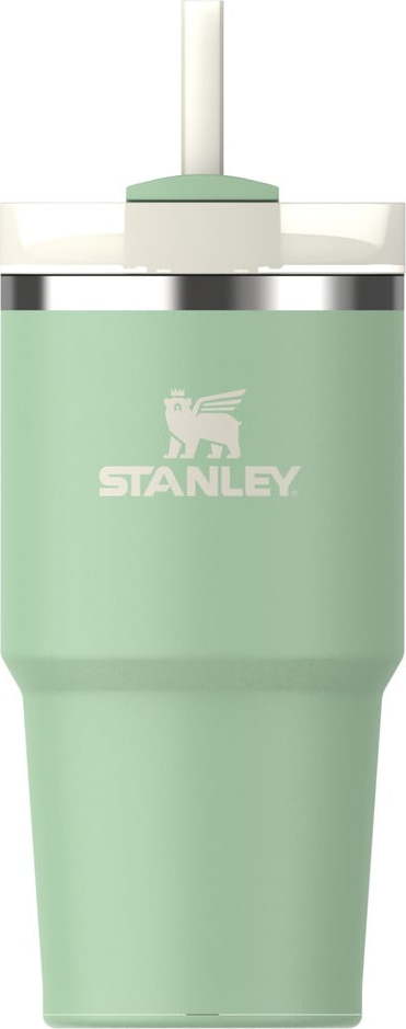 Šalvějově zelená termoska s brčkem z nerezové oceli 600 ml Quencher H2.0 FlowState Tumbler Pistachio – Stanley Stanley
