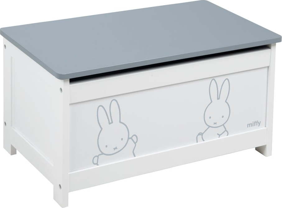 Bílý dětský úložný box 60x32x30 cm Miffy – Roba Roba
