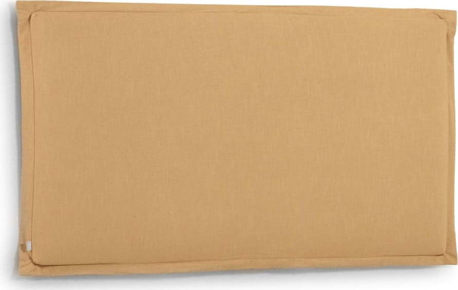 Čalouněné čelo postele v hořčicové barvě 206x106 cm Tanit – Kave Home Kave Home