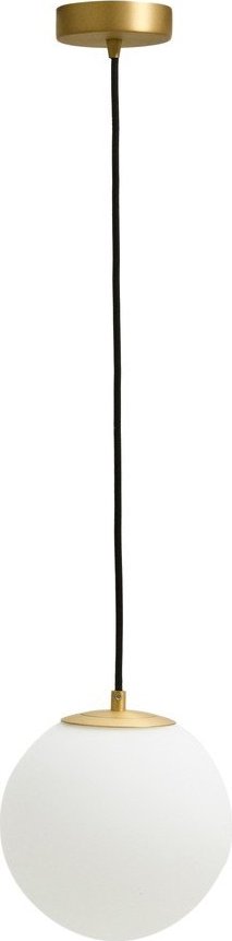 Bílé/ve zlaté barvě závěsné svítidlo se skleněným stínidlem ø 10 cm Brisia – Kave Home Kave Home