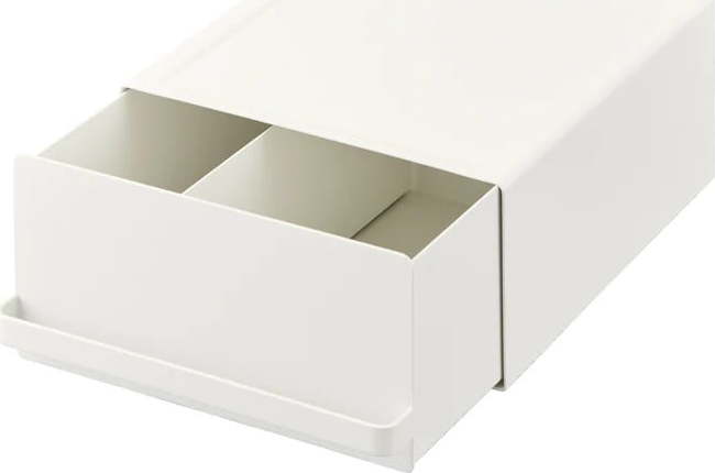 Bílá krabička na čaj Tower – YAMAZAKI YAMAZAKI