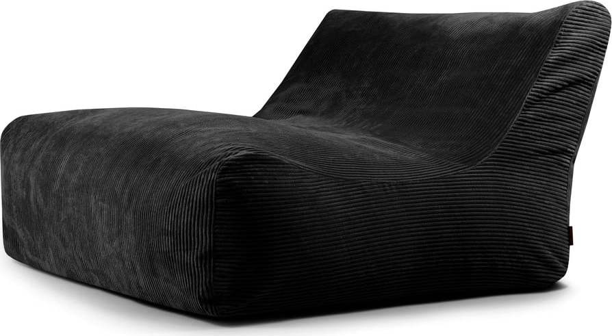 Černý manšestrový sedací vak Sofa Lounge – SLOWDOWN SLOWDOWN