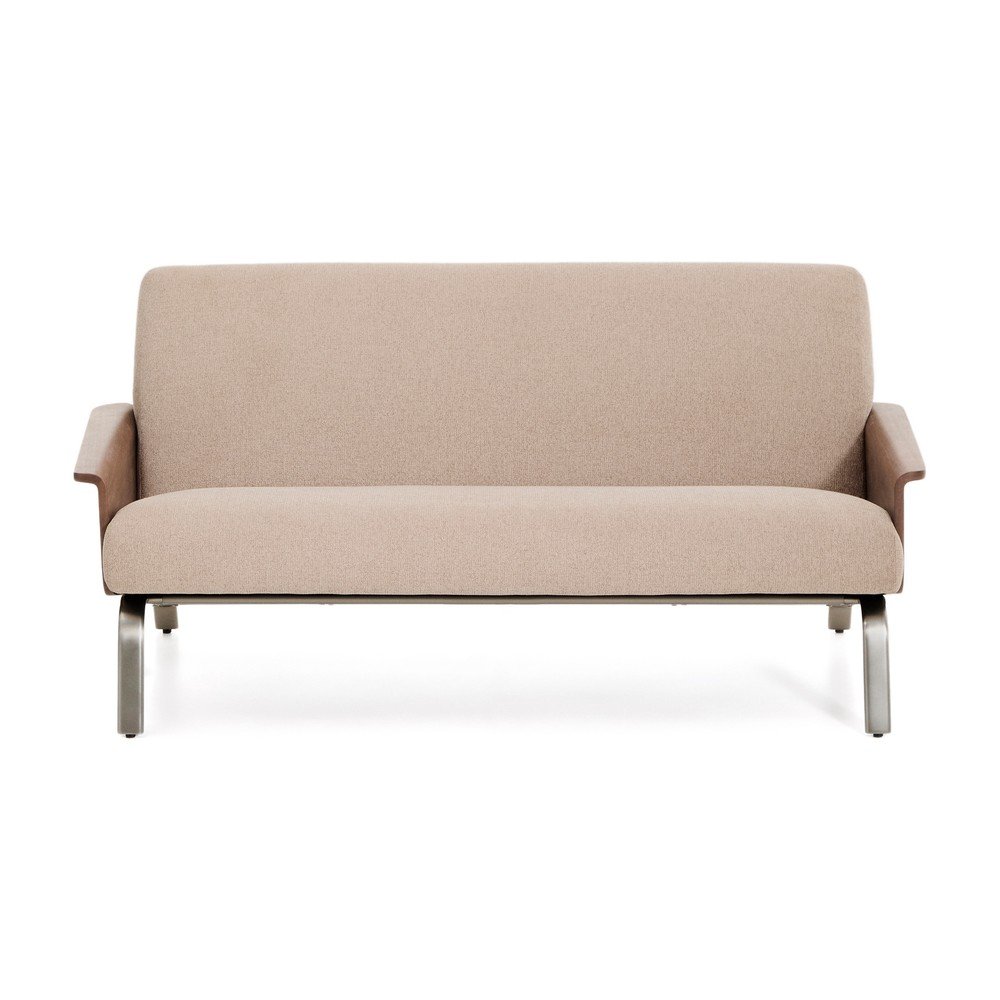 Světle hnědá žinylková pohovka 165 cm Amsen – Kave Home Kave Home