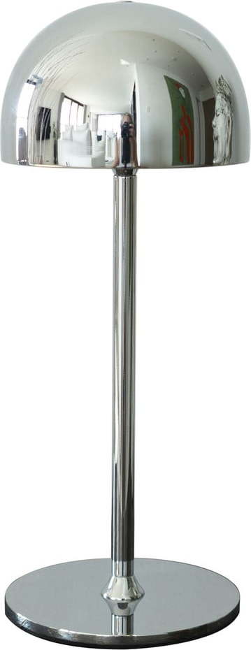 LED stolní lampa na dálkové ovládání ve stříbrné barvě s kovovým stínidlem (výška 30 cm) Tim – Sirius Sirius