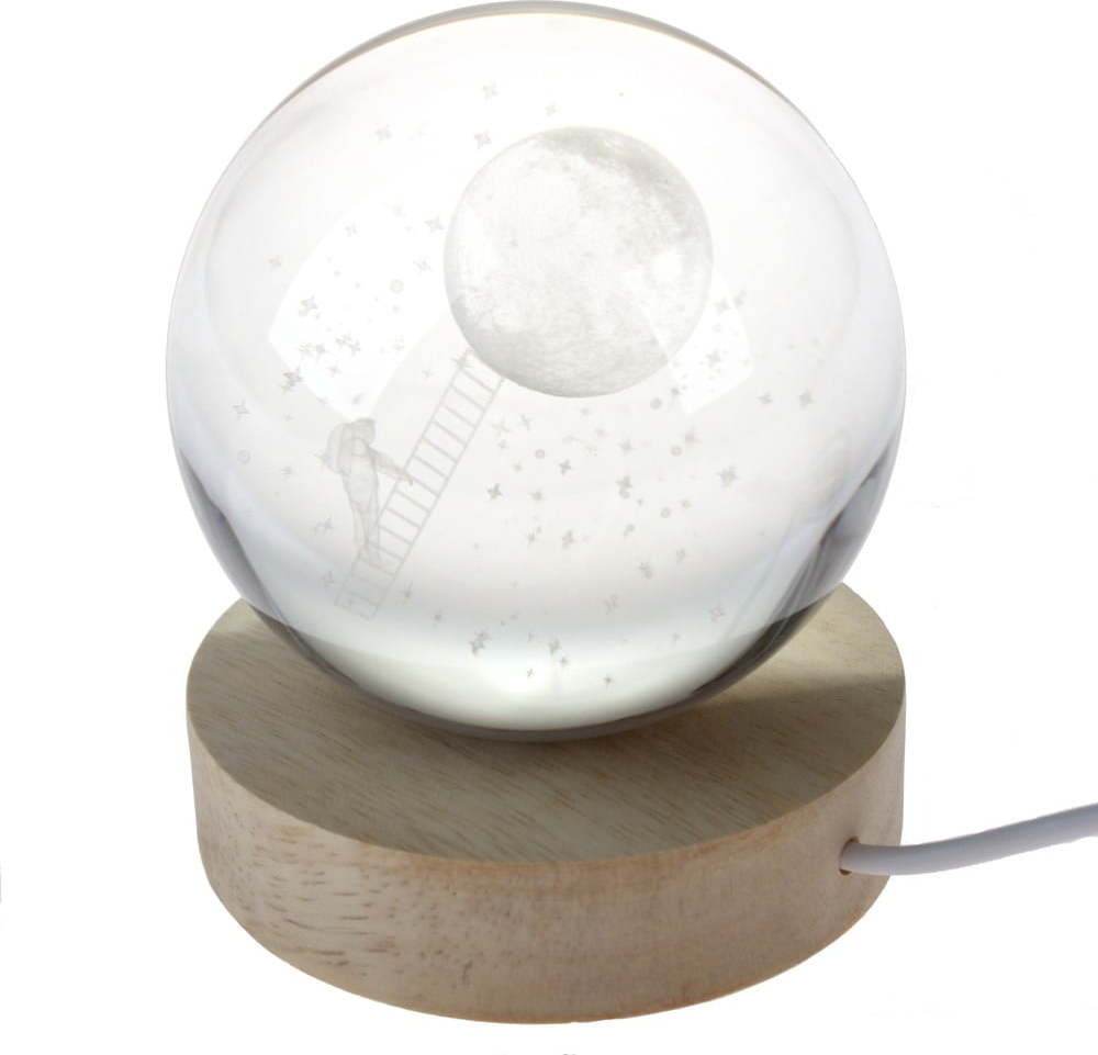 Světelná dekorace na USB v přírodní barvě ø 8 cm – Dakls Dakls