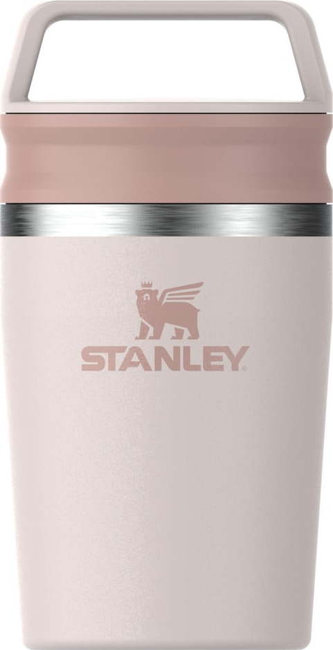 Světle růžový termo hrnek z nerezové oceli 230 ml Café-To-Go Travel Mug Rose Quartz – Stanley Stanley