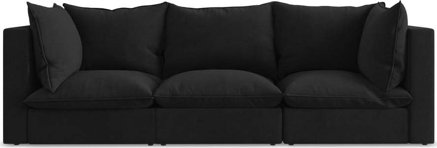 Černá pohovka 255 cm Manao – Makamii Makamii