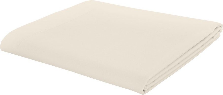 Krémové perkálové prostěradlo 230x260 cm Easy Iron Percale – Catherine Lansfield Catherine Lansfield