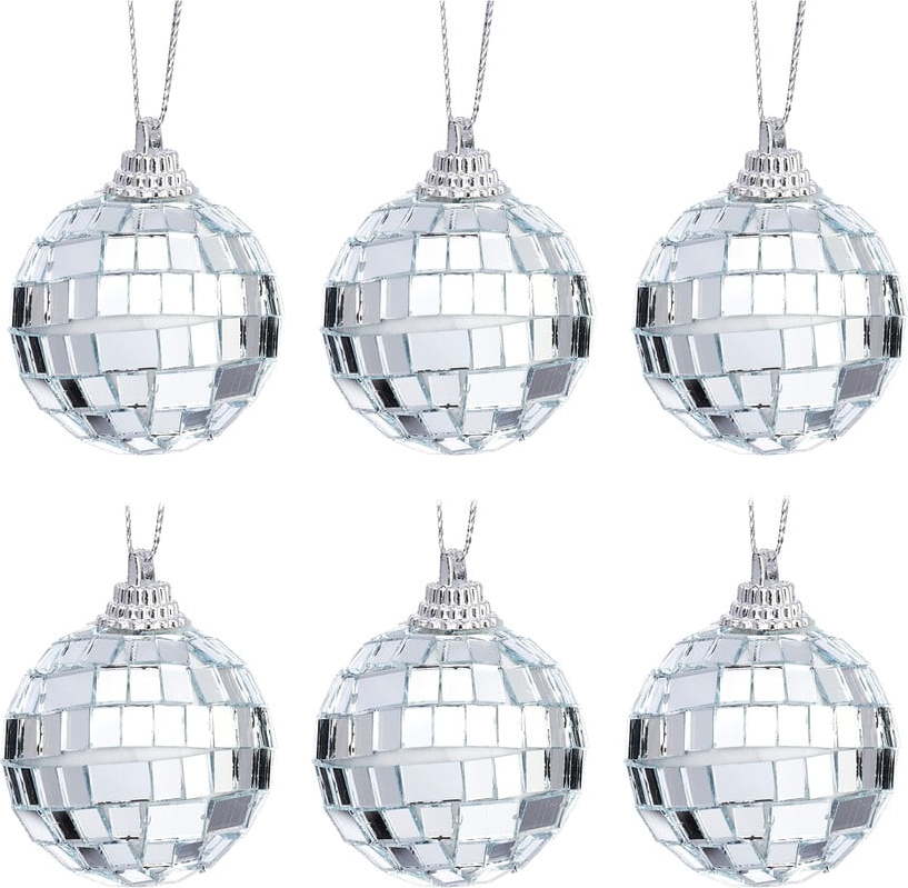Plastové vánoční koule v sadě 6 ks ø 4 cm Mirror Ball Mini – Sass & Belle Sass & Belle
