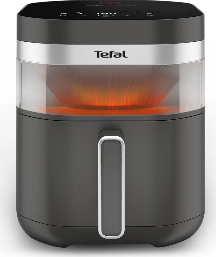 Tmavě šedá horkovzdušná fritéza Infrared EY832HE0 – Tefal Tefal