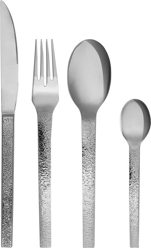 Nerezový příbor 16 ks ve stříbrné barvě Mano – Hübsch Hübsch