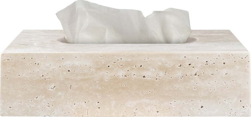 Kamenný box na kapesníky Travertine – Mette Ditmer Denmark Mette Ditmer Denmark