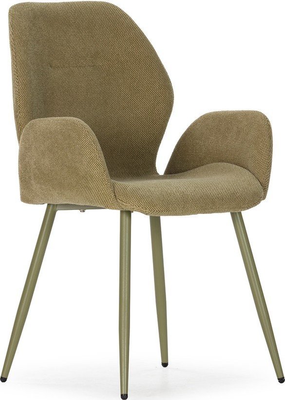 Zelená čalouněná jídelní křesla v sadě 2 ks Ansu – Marckeric Marckeric