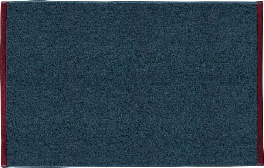 Tmavě modrá/šedá koupelnová předložka z bio bavlny 50x80 cm Soft – Mette Ditmer Denmark Mette Ditmer Denmark