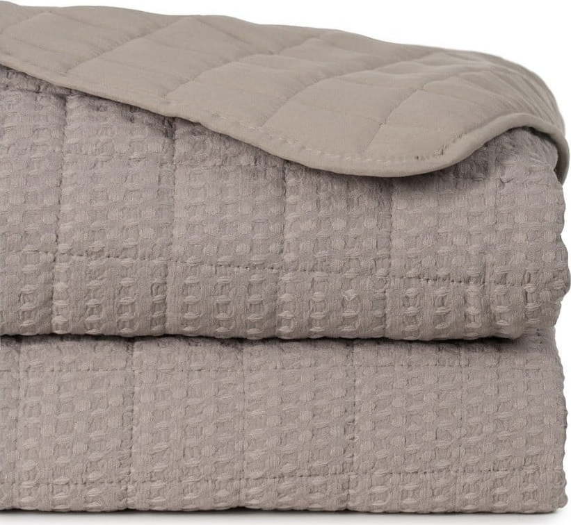 Béžový prošívaný přehoz 180x260 cm – Ixia Ixia