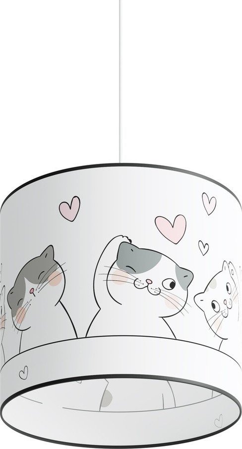 Bílé dětské svítidlo Puss – Sollux Sollux
