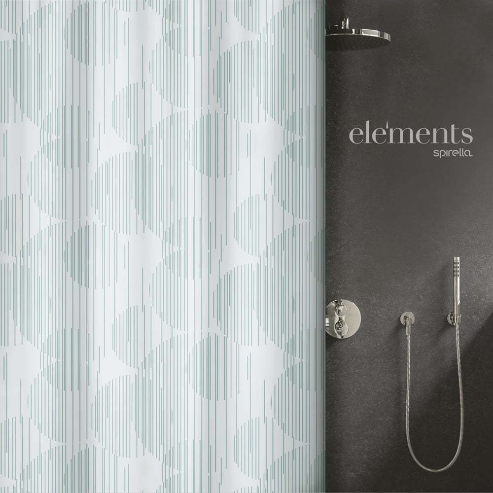 Sprchový závěs 180x200 cm Raio – Spirella SPIRELLA