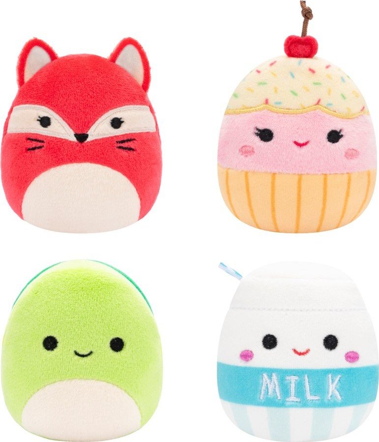 Plyšové hračky v sadě 4 ks Micromallows 4Pack – SQUISHMALLOWS SQUISHMALLOWS