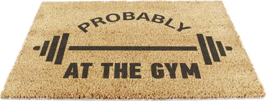 Rohožka z kokosového vlákna 40x60 cm Probably At The Gym – Artsy Doormats Artsy Doormats