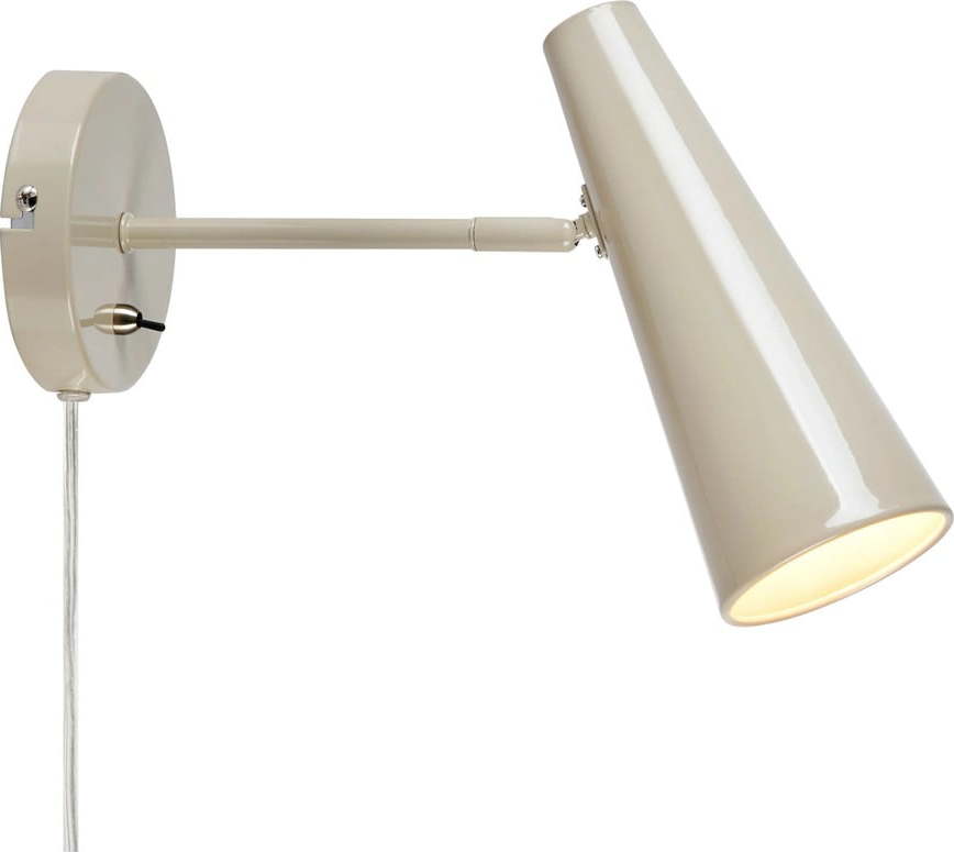 Šedobéžové nástěnné svítidlo do zásuvky Peak – Markslöjd Markslöjd