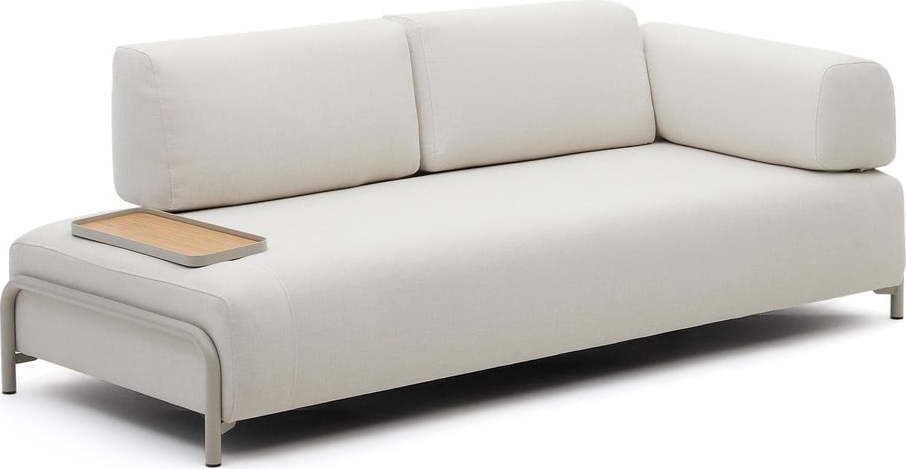 Béžová žinylková modulární pohovka 232 cm Compo – Kave Home Kave Home