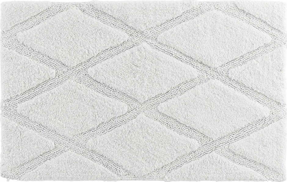 Bílá koupelnová předložka 50x80 cm Thais – douceur d'intérieur Douceur d intérieur