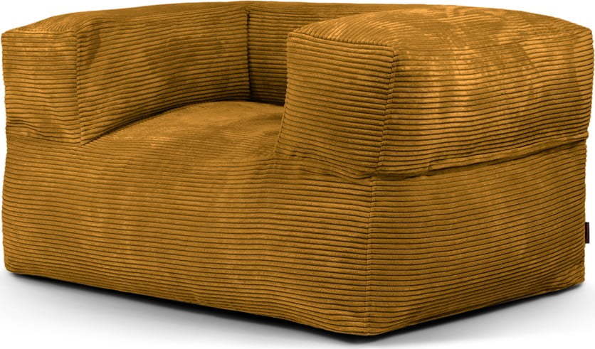 Manšestrový sedací vak v hořčicové barvě MooG – SLOWDOWN SLOWDOWN